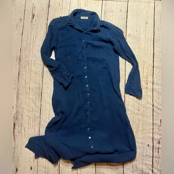 Natural Life Drew Gauze Shirt Dress - Picture 3 of 3